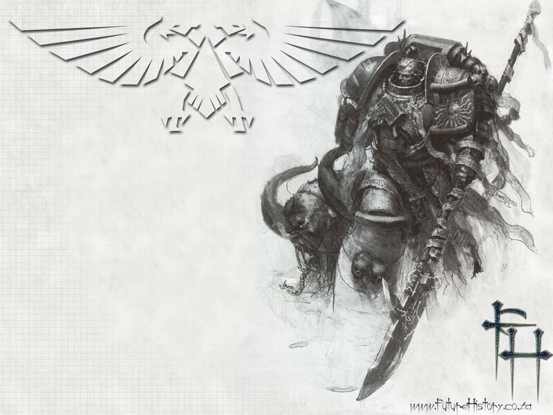 Space Marine with Power Sword