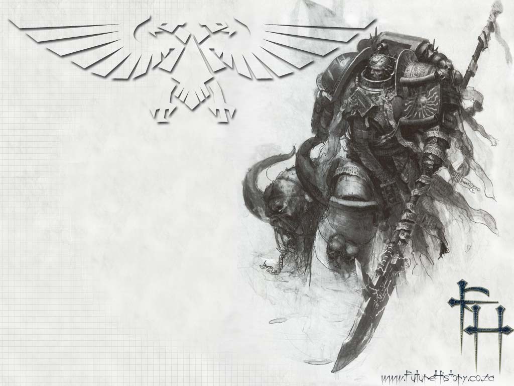 Space Marine with Power Sword