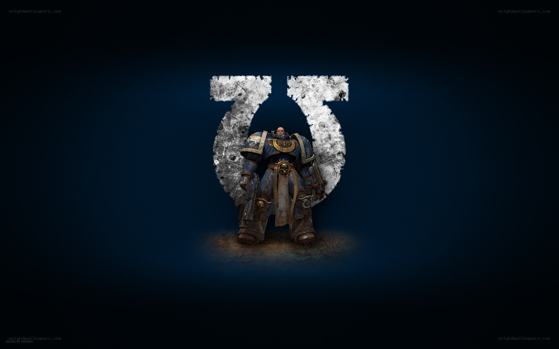 Space Marine with Symbol