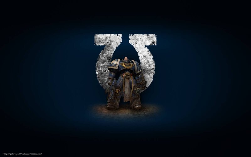 Space Marine with Symbol