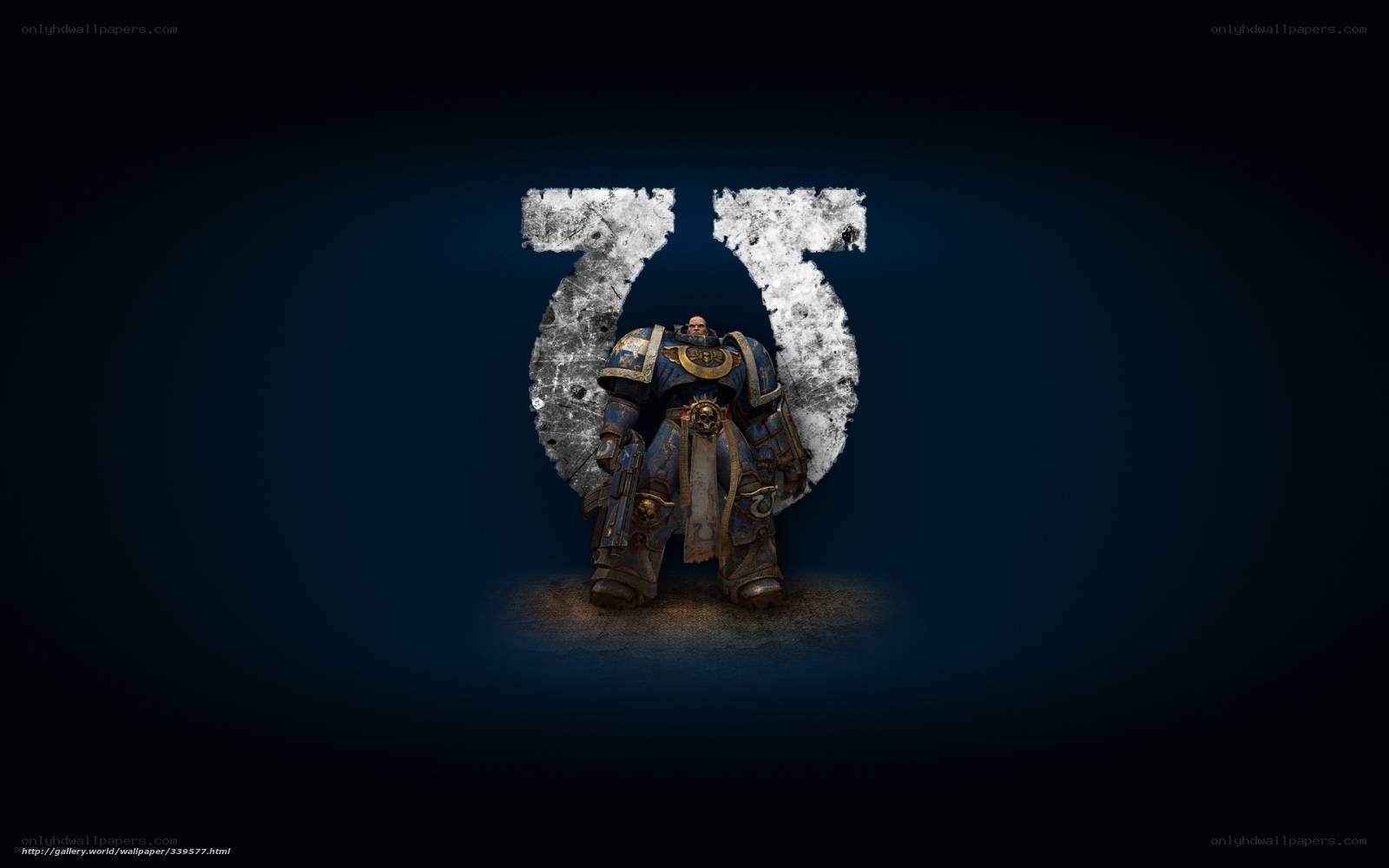 Space Marine with Symbol