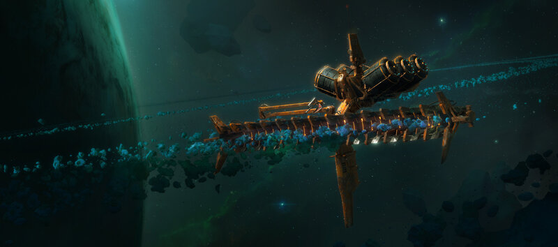 Space Mining Vessel