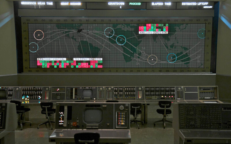 space mission control room