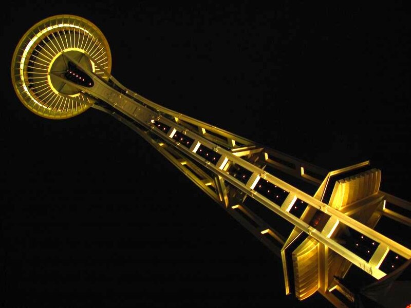 Space Needle at night