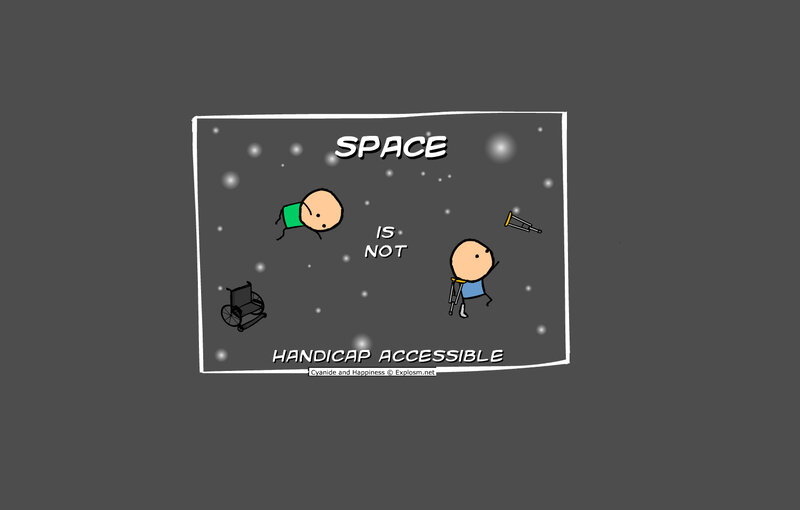 space not handicap accessible