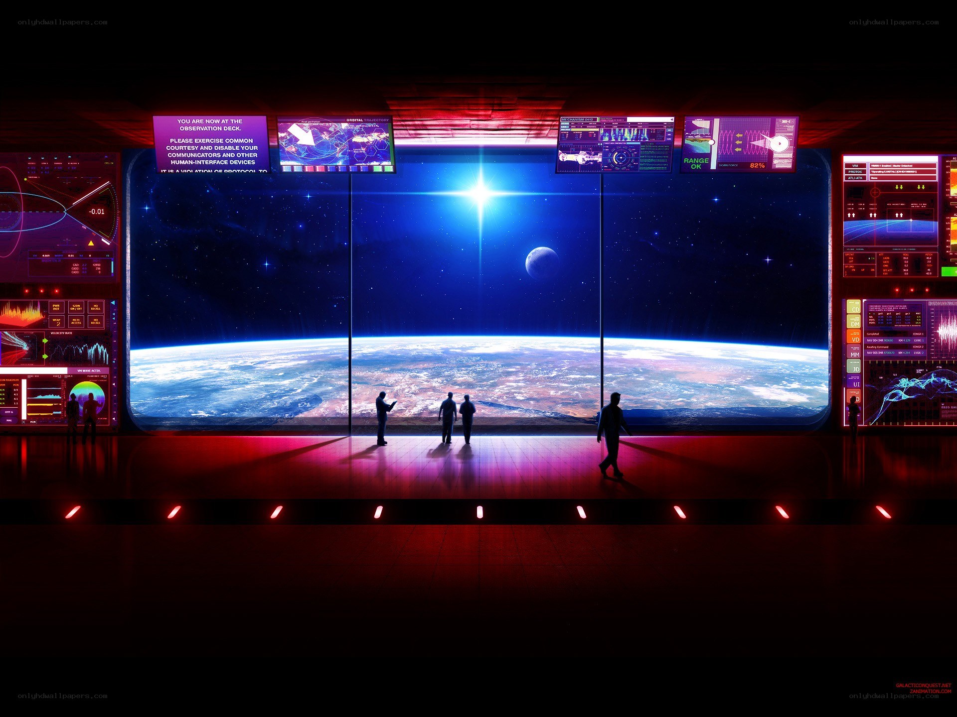 Space observation deck