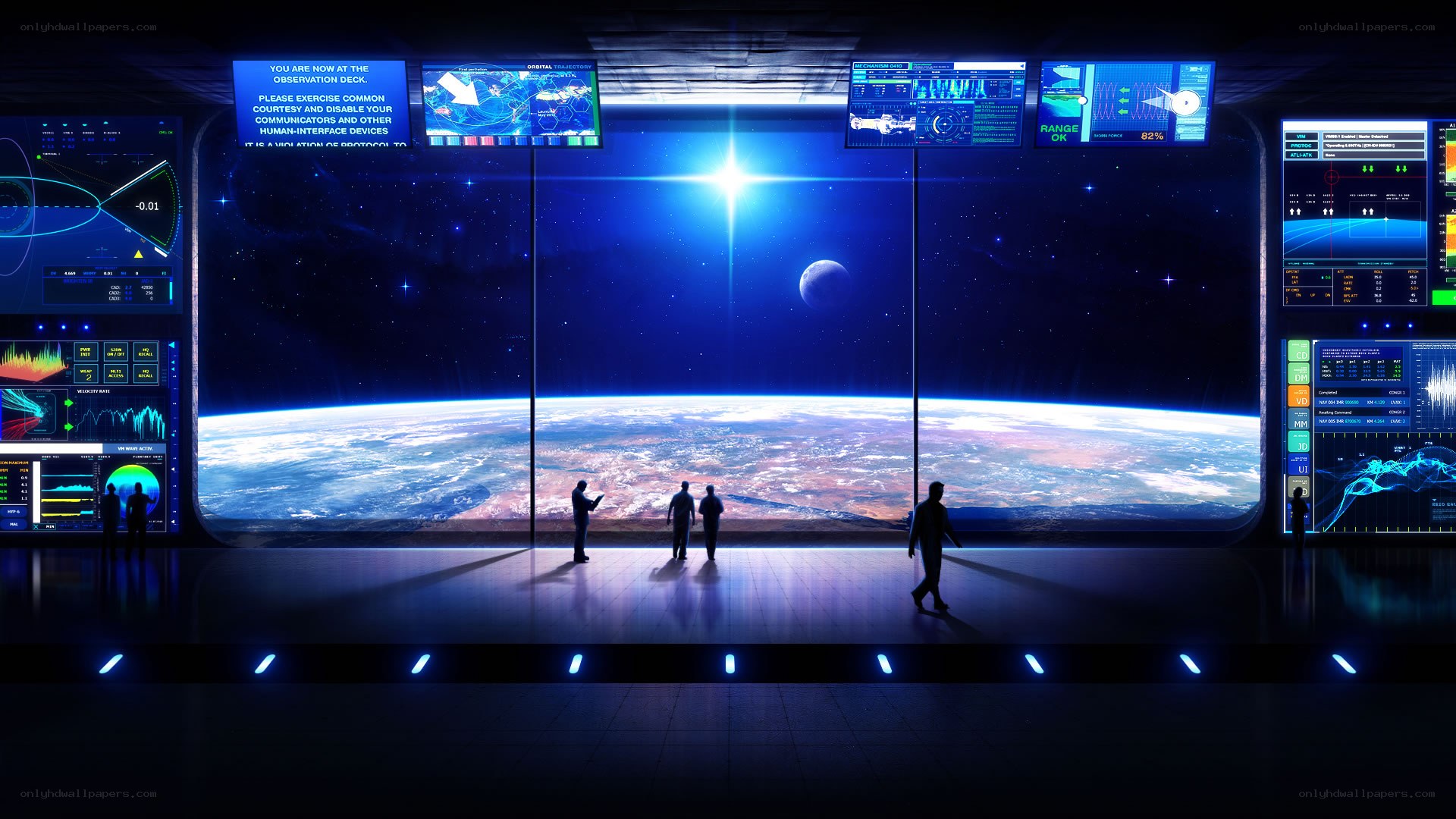 Space observation deck