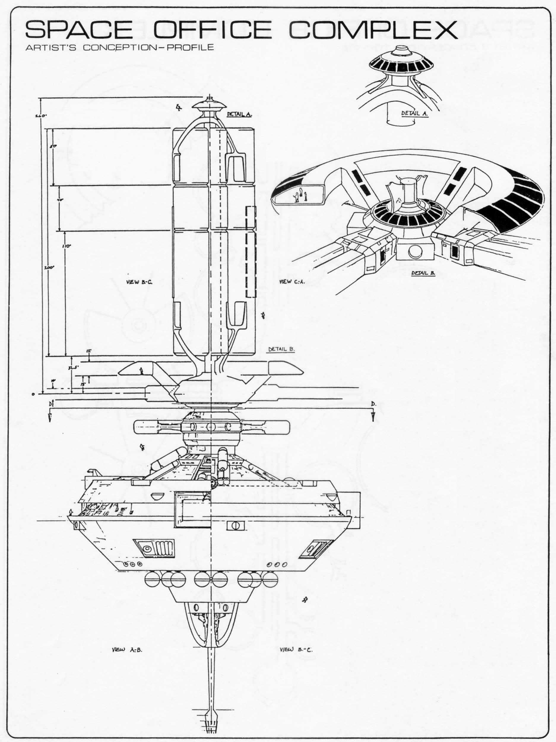 Space Office Complex blueprint