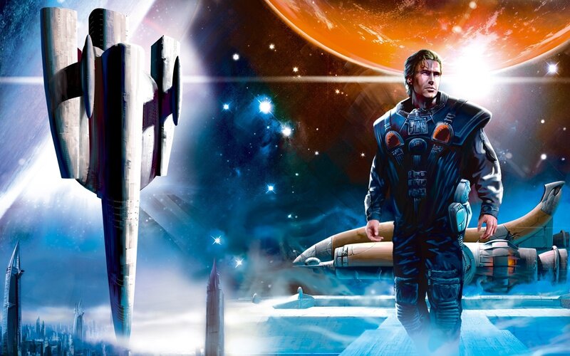 space pilot on alien planet