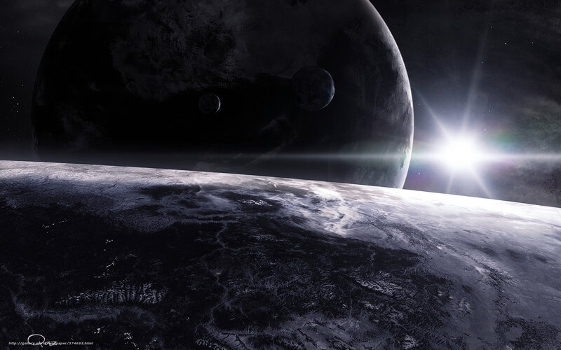 space planet landscape
