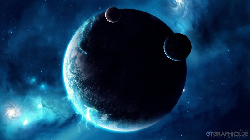 space planet nebula artwork