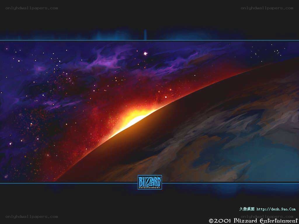 space planet sunset artwork