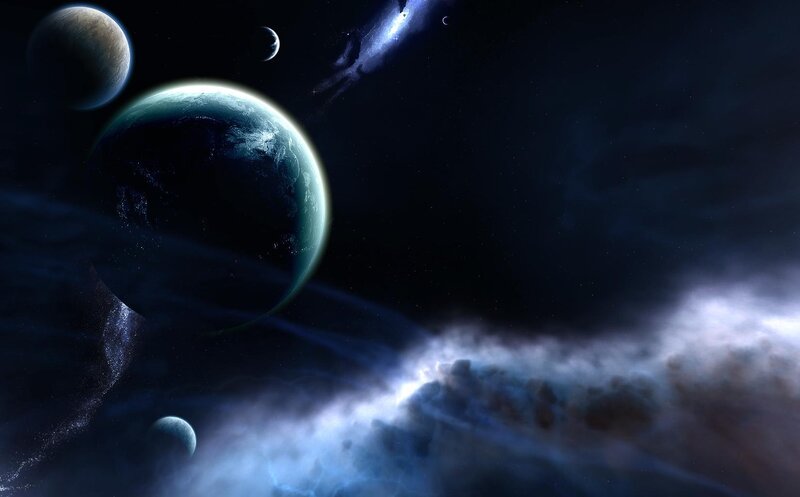 Space planets nebula