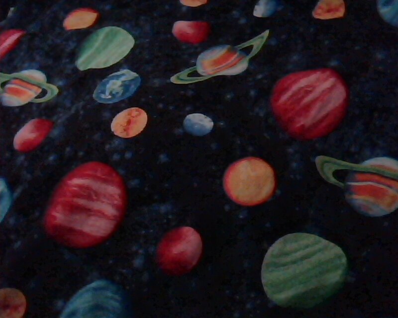 space planets pattern