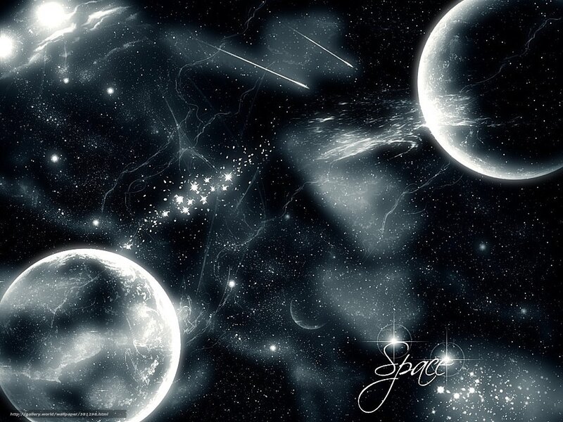 space planets stars