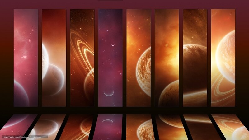 space planets wallpaper
