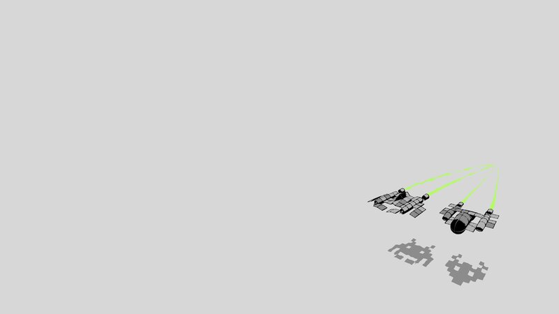 space ships attacking aliens