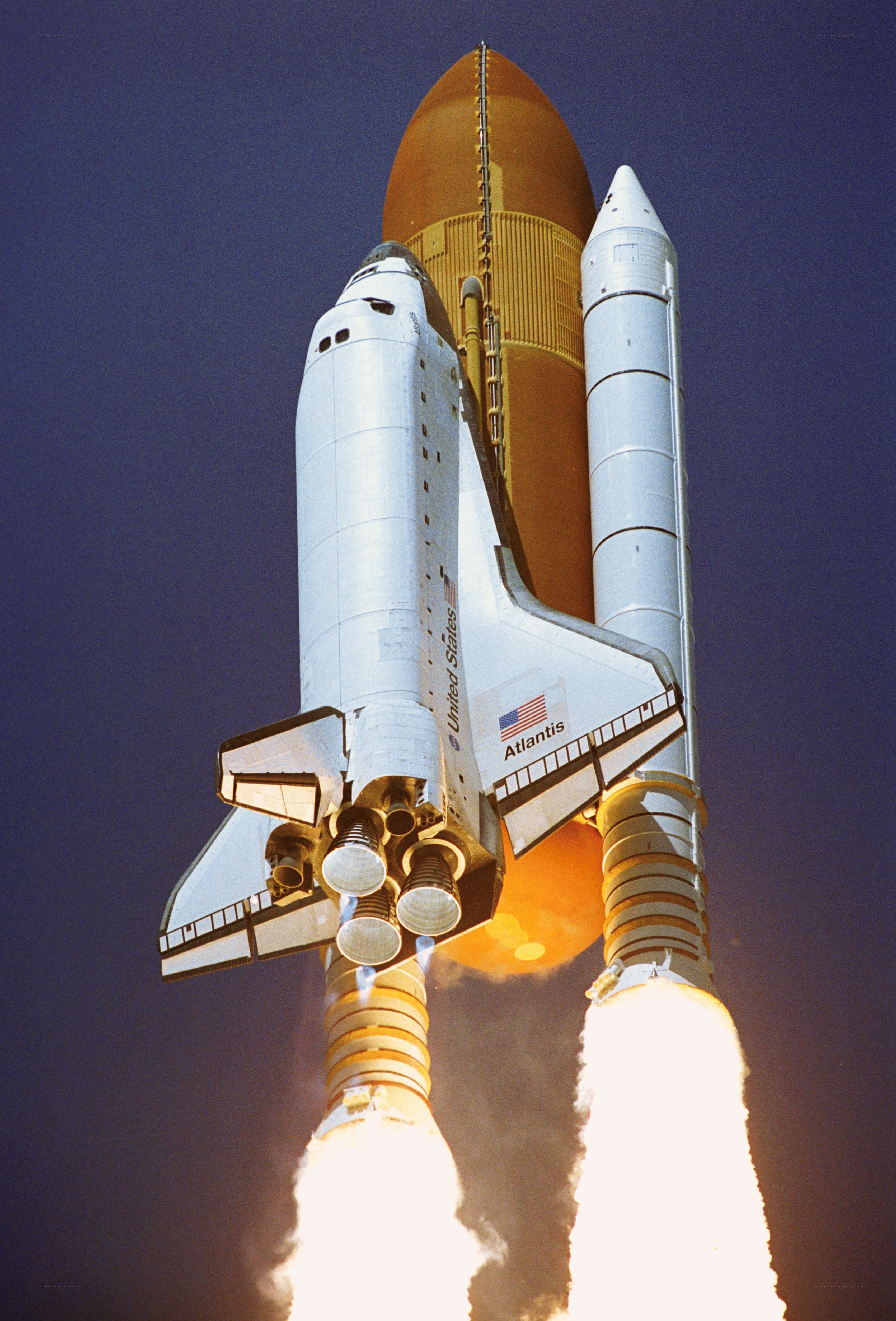 Space shuttle Atlantis launch