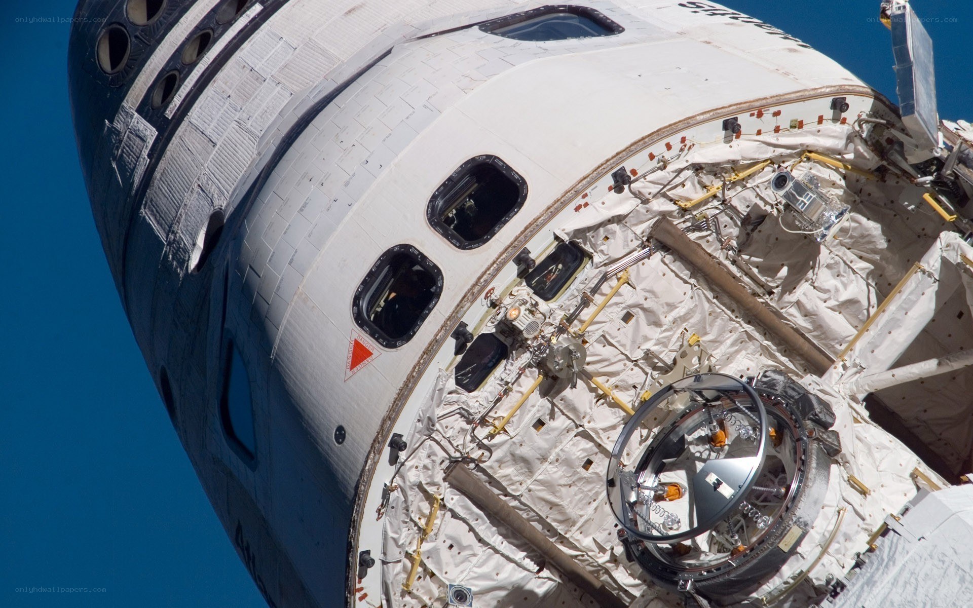 Space shuttle cargo bay
