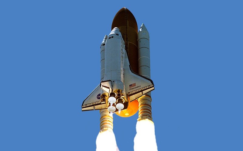 Space shuttle Discovery launch