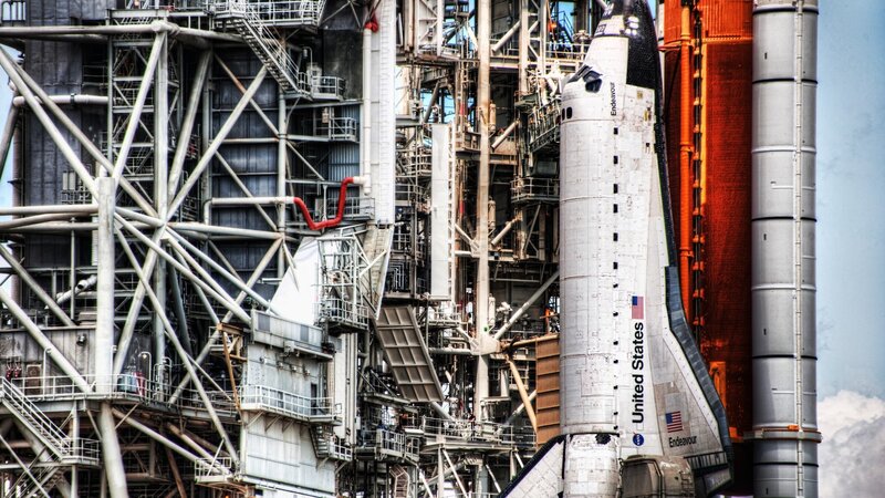 Space Shuttle Endeavour — White, Industrial