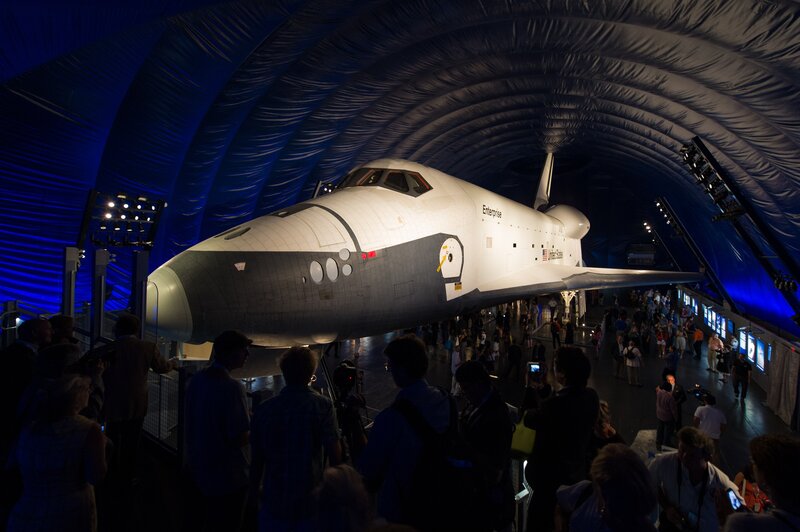 Space Shuttle Enterprise on display