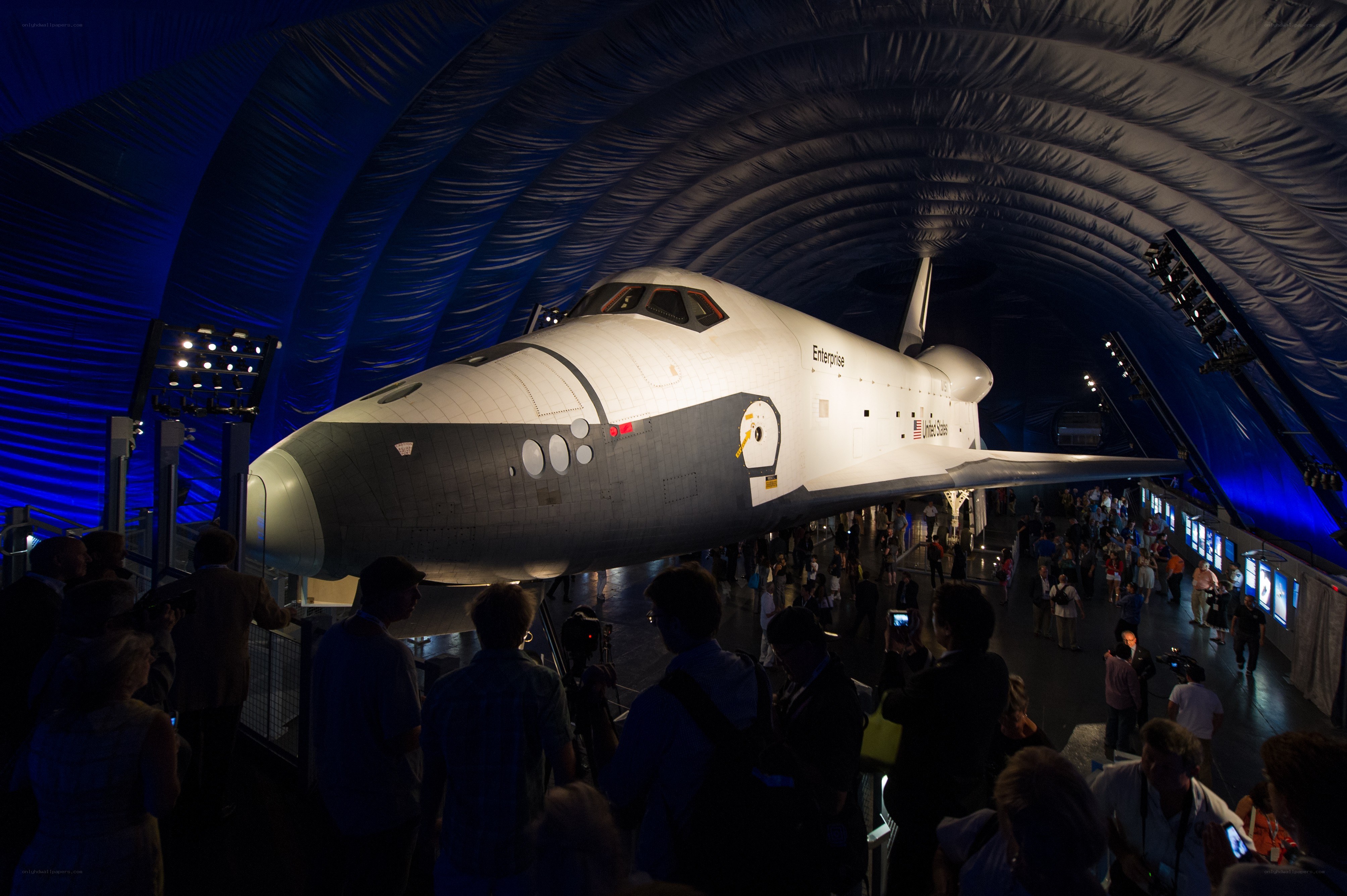 Space Shuttle Enterprise on display