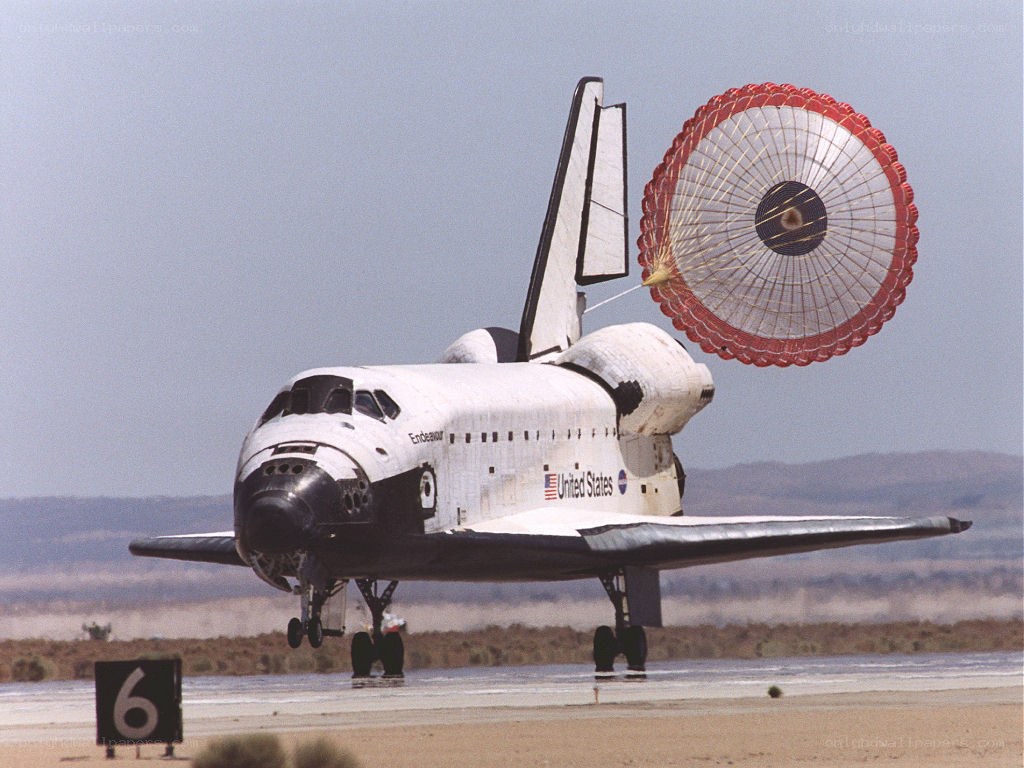 Space shuttle landing
