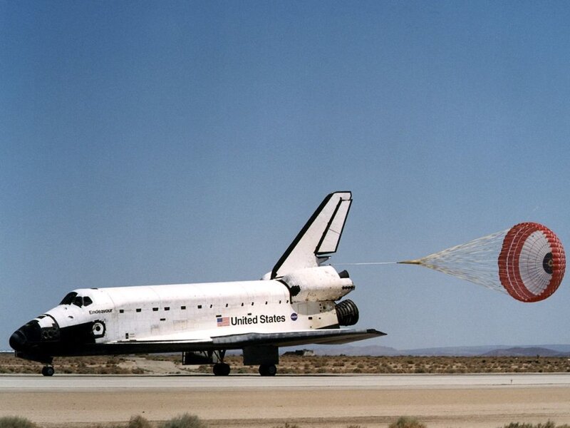 Space shuttle landing