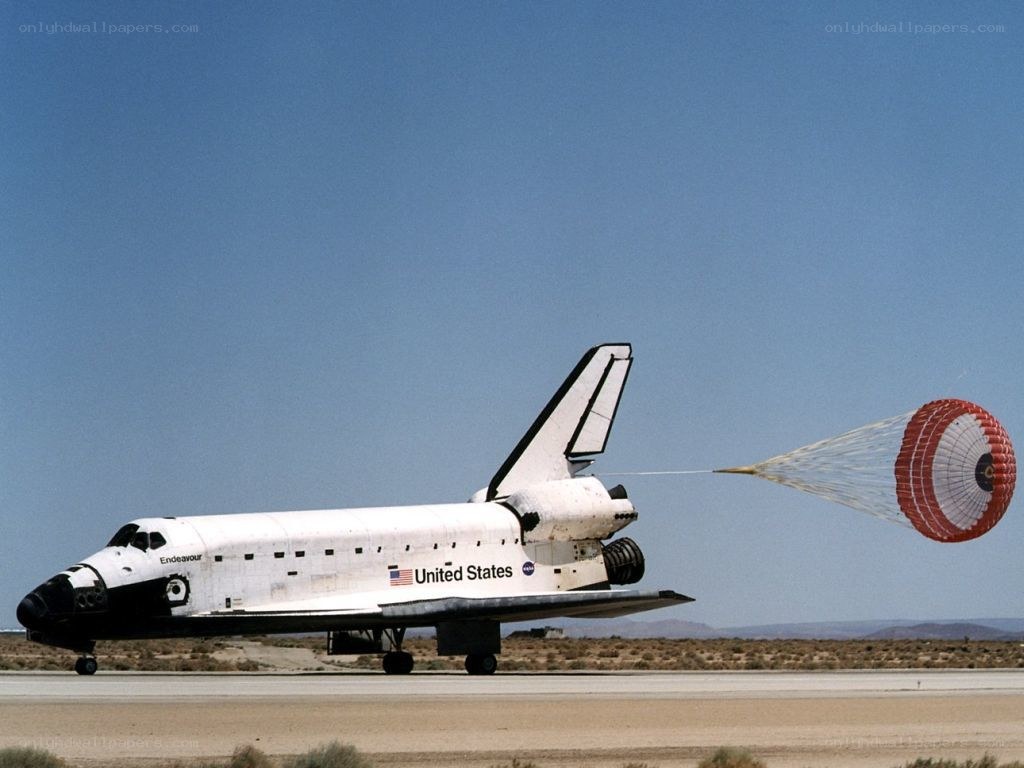 Space shuttle landing