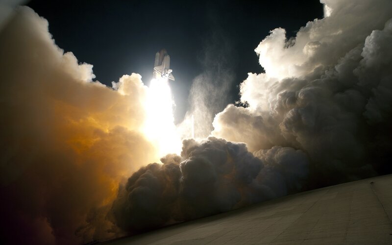 Space shuttle launch