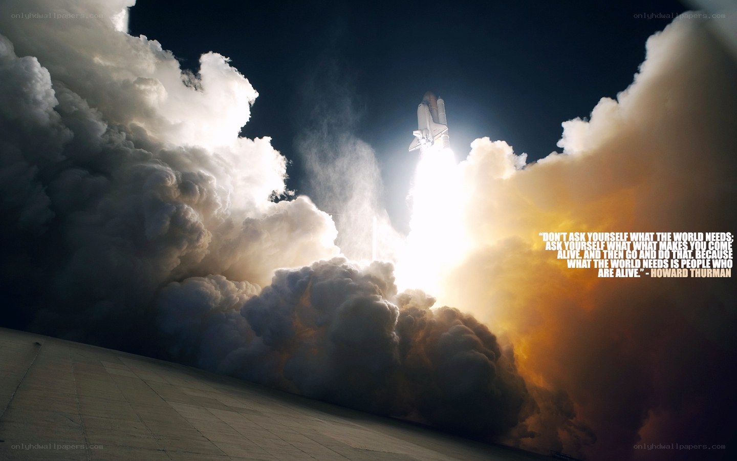 Space shuttle launch
