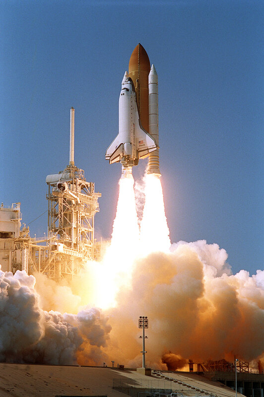 Space shuttle launch
