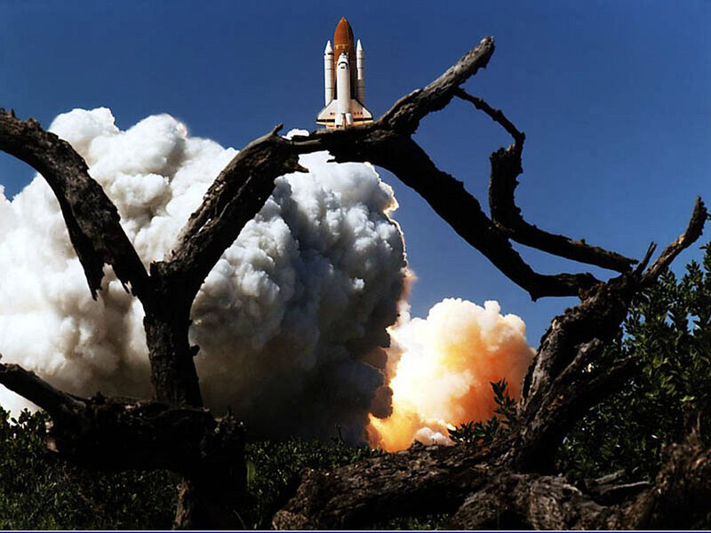 Space shuttle launch