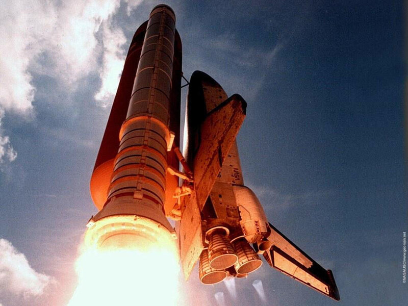 Space shuttle launch