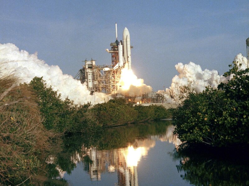 Space shuttle launch