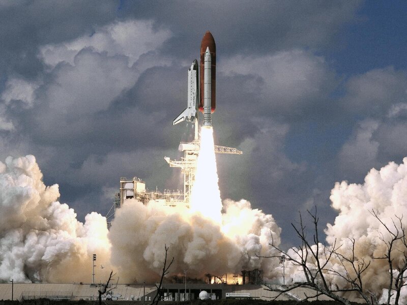 Space shuttle launch