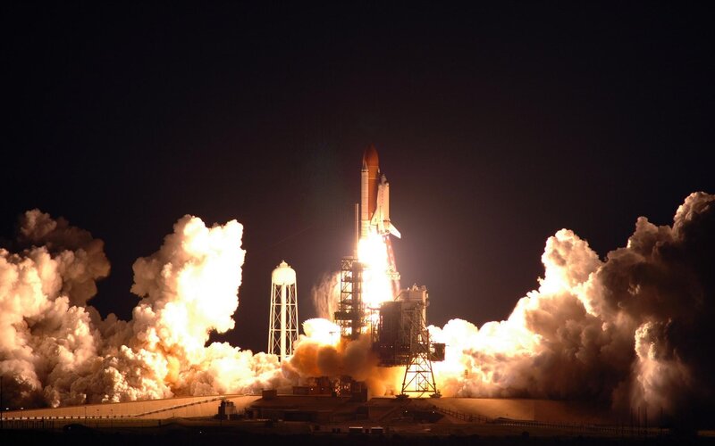 Space Shuttle Launch — Launch Pad