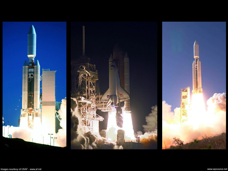 Space shuttle launches
