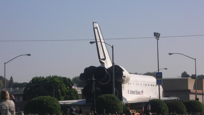 Space Shuttle on Transport — White