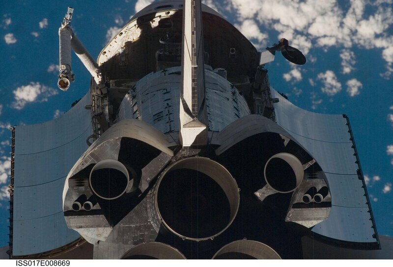 Space Shuttle Payload Bay — Blue