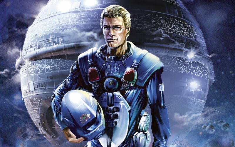 space soldier with helmet
