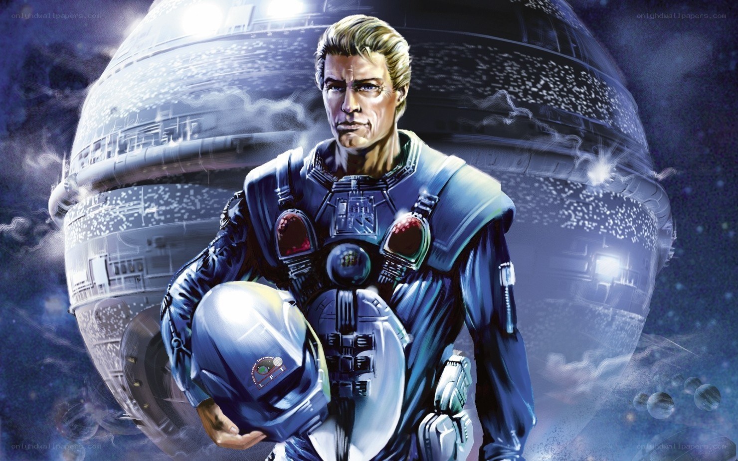 space soldier with helmet