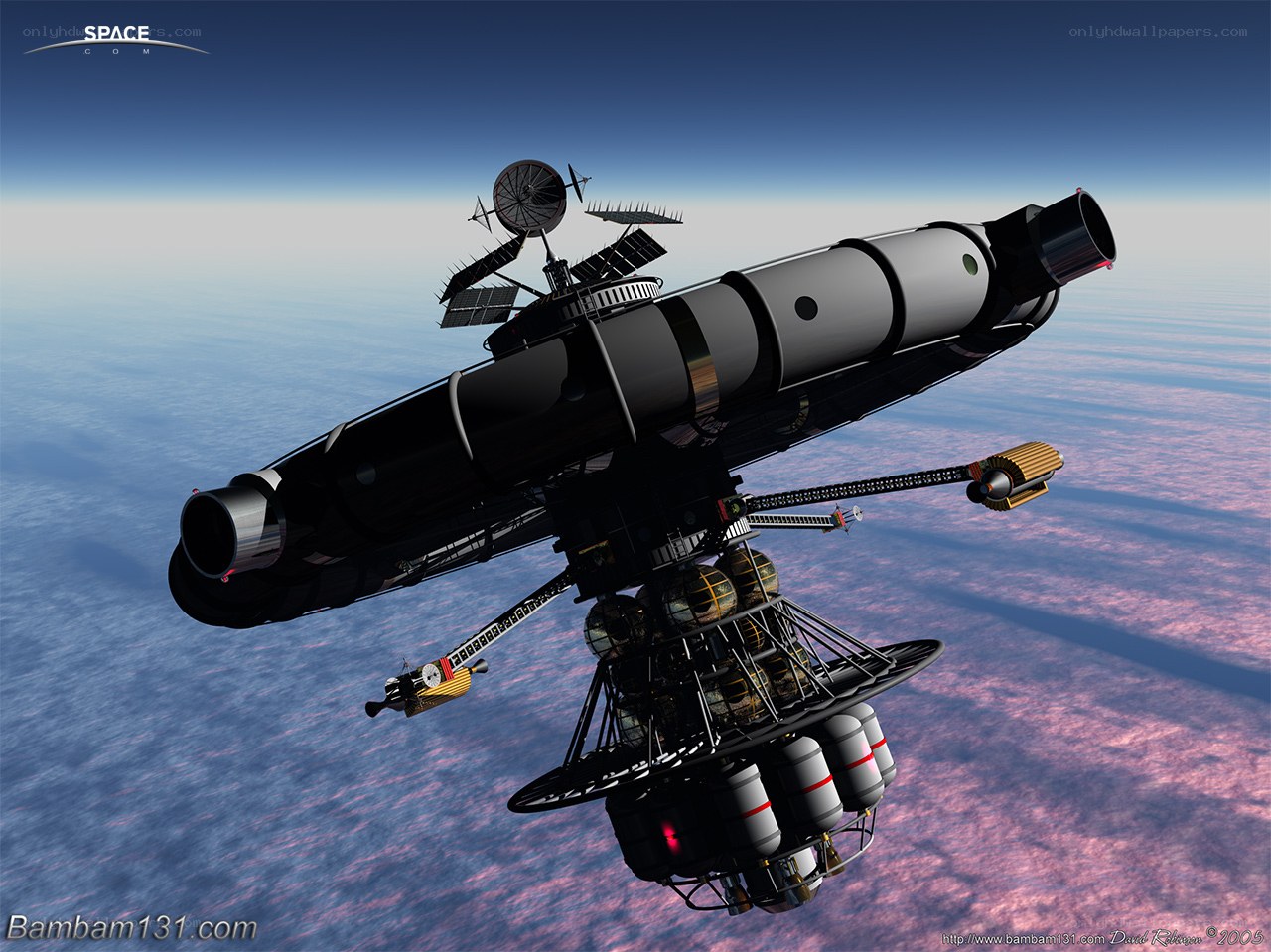 space station above earth