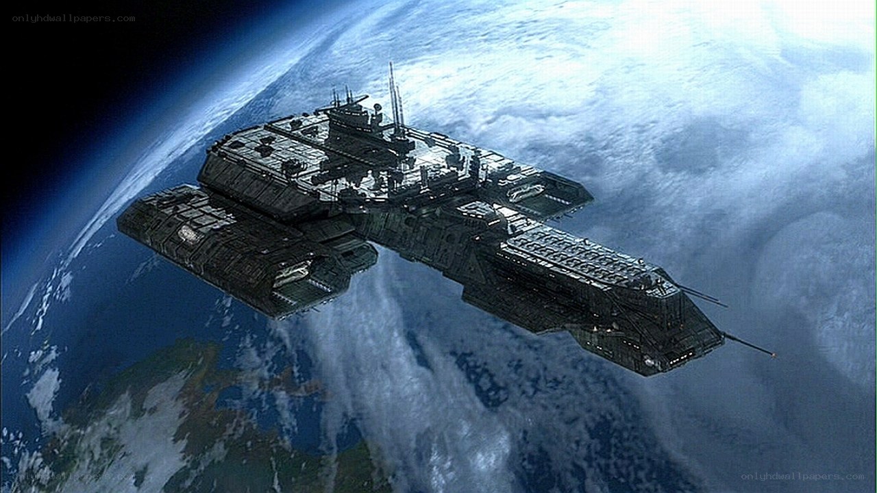 space station above earth