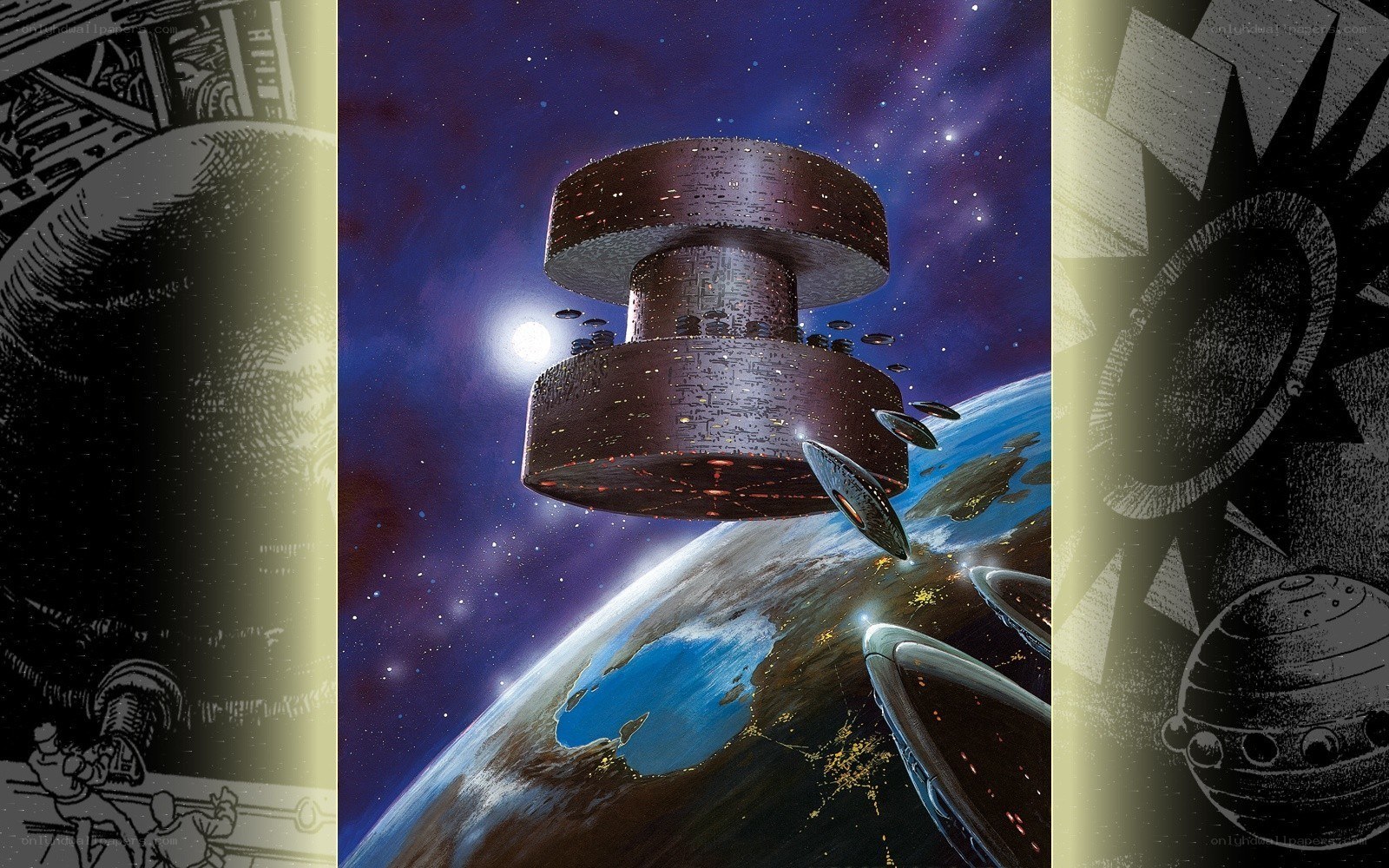 space station above earth