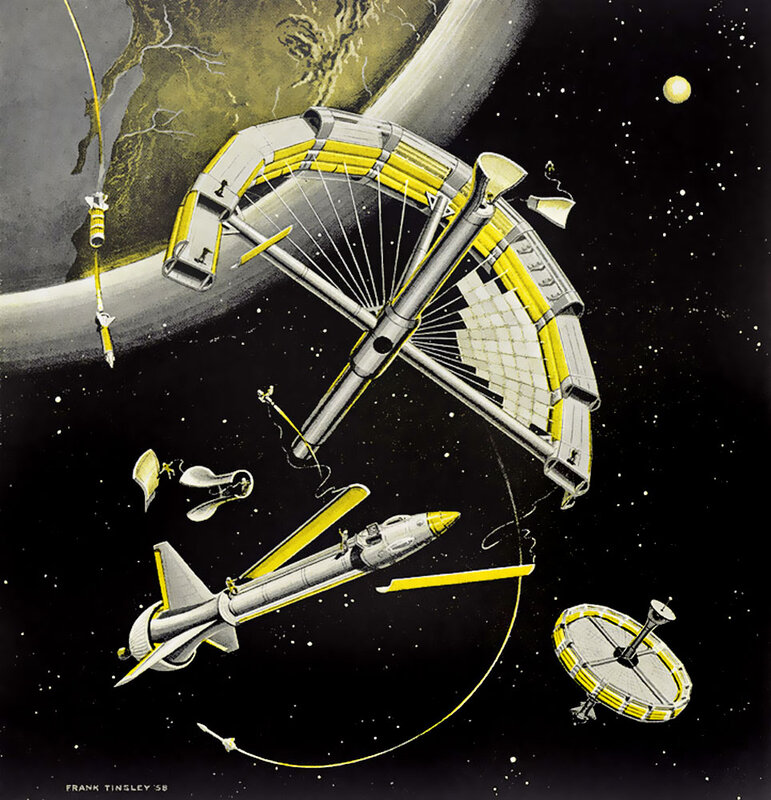 Space station and spacecraft