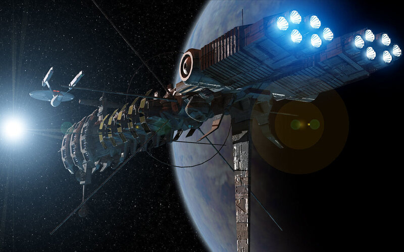 Space Station and Starship