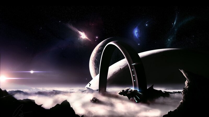 Space Station Arch — Black
