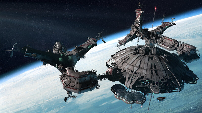 Space Station Complex — Gray